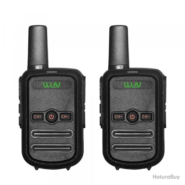 Talkie-walkie WLN KD-C52 UHF 16 canaux - 2 pcs