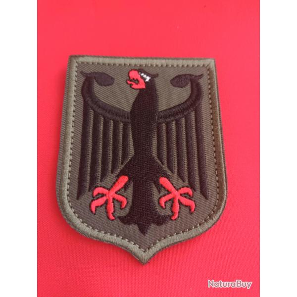 CUSSON AIGLE NOIR - PATCH BROD NATIONAL ALLEMAND 7/ 8 CM