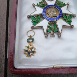 Medaille legion d honneur commandeur et sa reduction