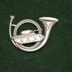 INSIGNE DE BERET 7°RCA-CHASSEUR D'AFRIQUE-CHANTIER DE JEUNESSE AFRIQUE DU NORD-LIBERATION 1943/1945