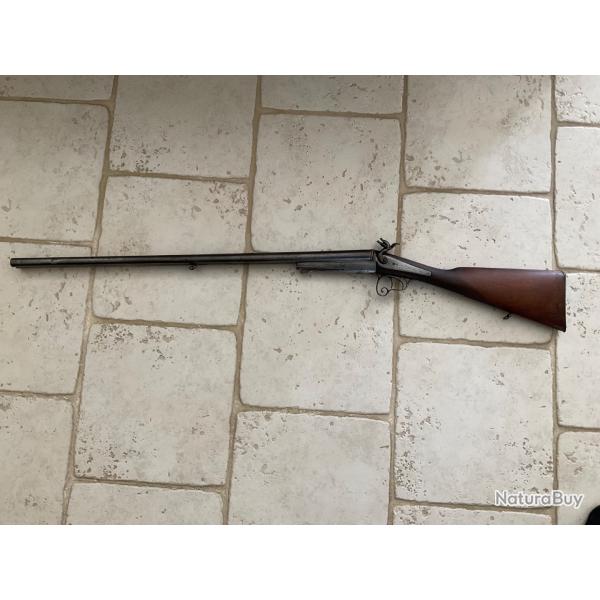 Fusil  broche calibre 16 type lefaucheux
