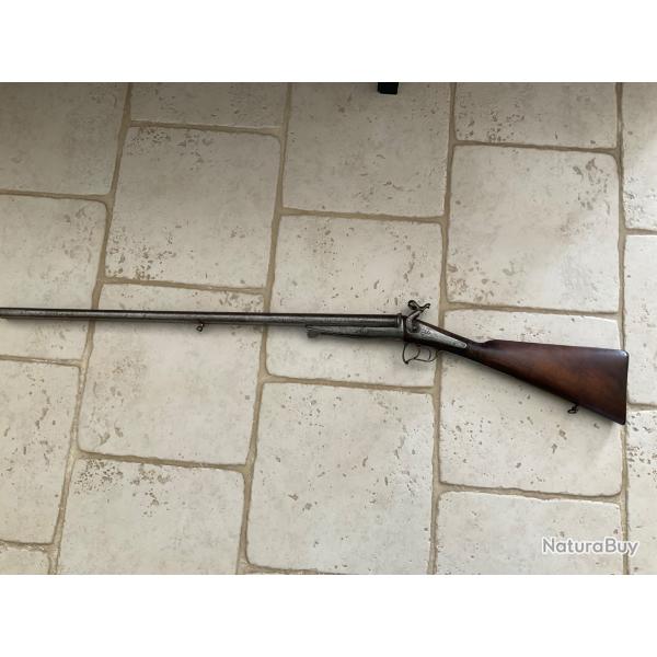 Fusil ancien  broche calibre 16 type lefaucheux (2)