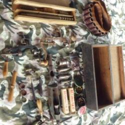 LOT RECHARGEMENT  FUSIL DE CHASSE VINTAGE