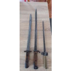 BAIONNETTES WW1 LOT X 3