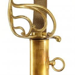SABRE D'OFFICIER DE GENDARMERIE MODÈLE 1887 LAME DRAGON VERS 1794 - FRANCE DIRECTOIRE ET PREMIER EMP