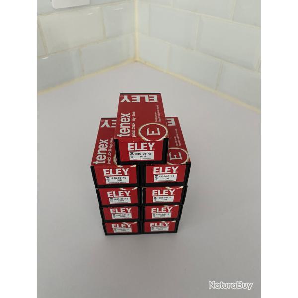 9 boites de Eley tenex PISTOL