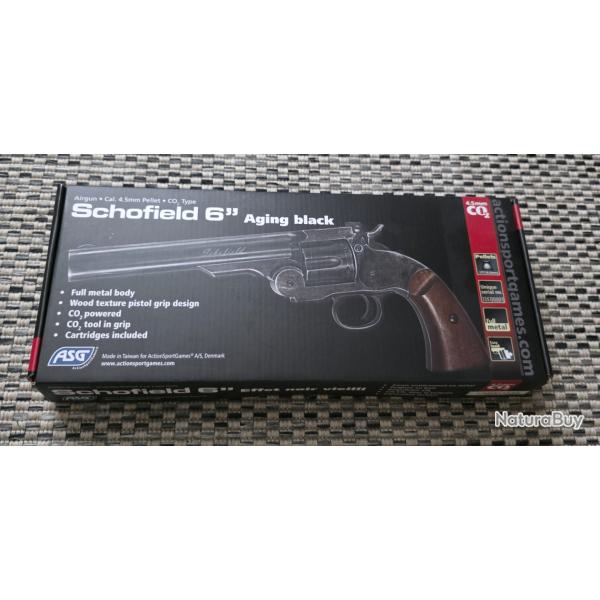 REVOLVER ASG SCHOFIELD 6" 4.5 mm Co2