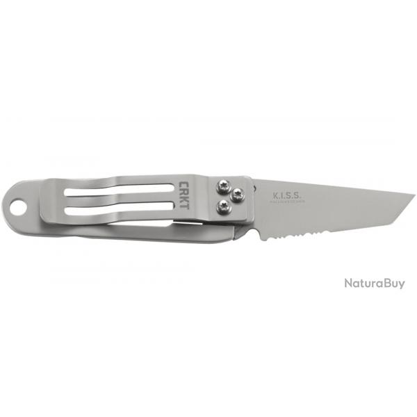 COUTEAU CRKT K.I.S.S. SEMI-DENTEE