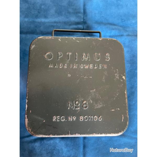 Ancien rchaud  essence Optimus numro 8