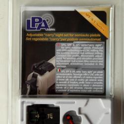set de mire fibre optique LPA pour Glock