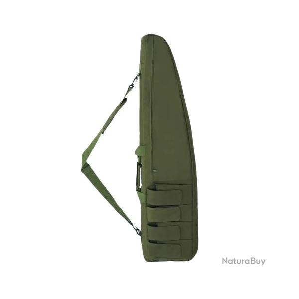 tui Souple Rembourr Fusil de Chasse Carabine Sac Tactique Poignes Bandoulire Poches Vert 100CM