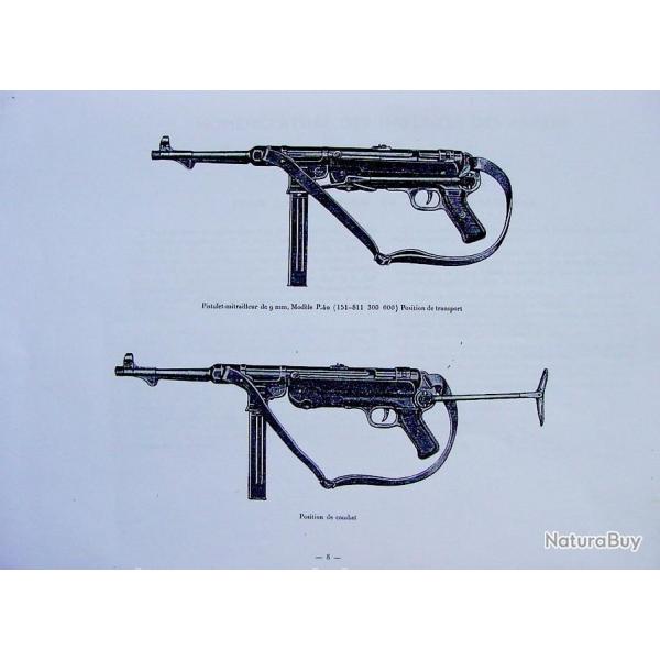 nomenclature des pices MP40 MP 40 (envoi par mail) - VENDU PAR JEPERCUTE (m2445)