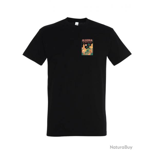 T-Shirt Algeria#1 Noir