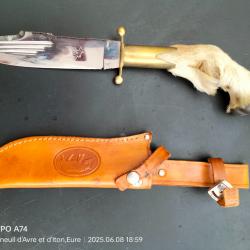 Couteau de chasse pâte de chevreuil