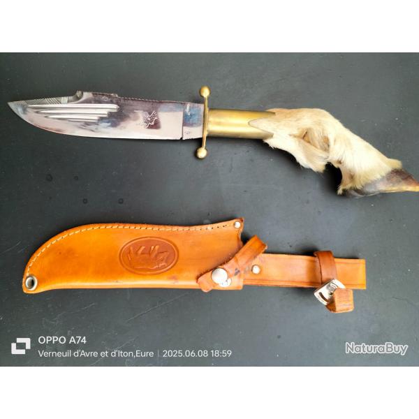 Couteau de chasse pte de chevreuil
