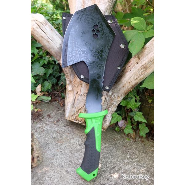 Grosse Hache Tomahawk Hostage Axe Survie Rescue Clef Oxygne Acier 3Cr13 Manche Abs Etui Nylon