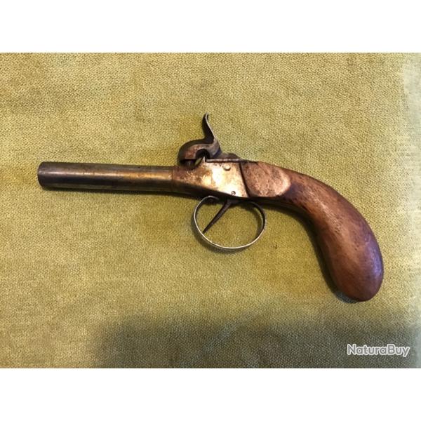 PISTOLET DE COFFRE  PISTON d origine cal 36