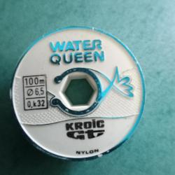 bobine de fil nylon water quenn 100Ml en 6,5, 8 ou 12/100 au choix