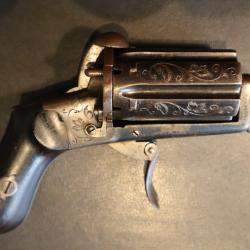 révolver poivrière ,pepperbox , marque DEPREZ