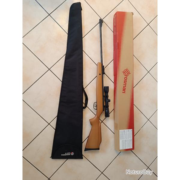 Carabine  air comprim Crosman avec lunette + housse + boite d'origine
