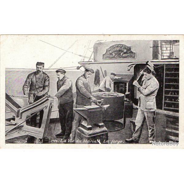CPA - Marine Militaire -La Vie du Marin, La Forge   N1743