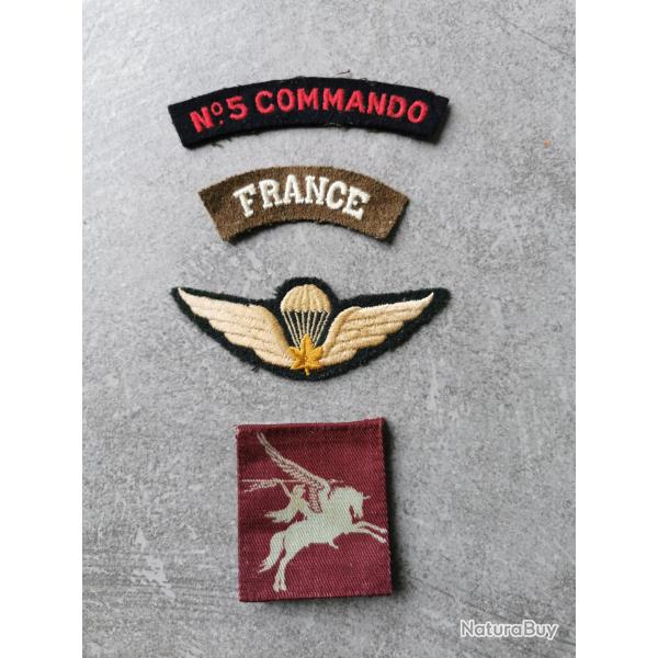 Lot D'insignes Para/Commando Anglais/Franais/Canadien WW2