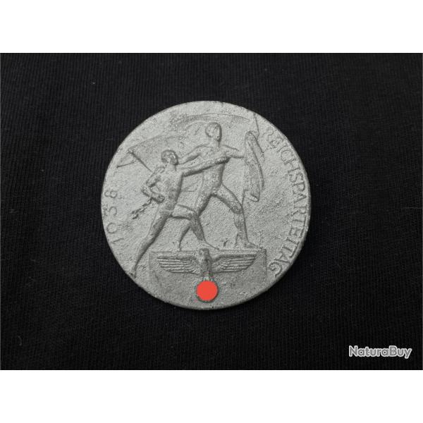 Badge du Reichsparteitag 1938 - Allemand WW2