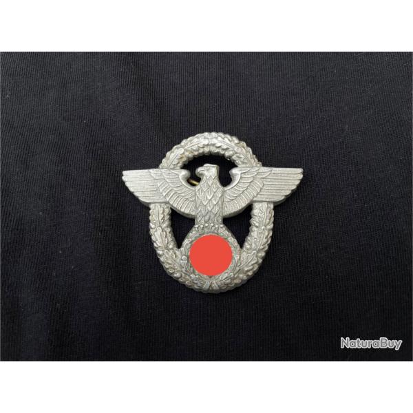 Aigle de coiffe polizei - Allemand WW2