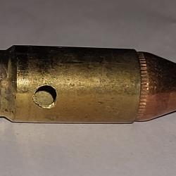 Cartouche neutralisée - 9mm - 143 grains -  Ogive blindé conique tronqué