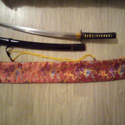 Wakizashi No-Hi pour la coupe de marque katanas samourai