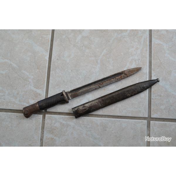 Baonnette Allemande ww2 K98 de fouille avec fourreau