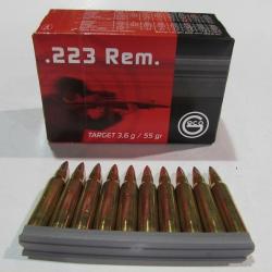 boite de 50 cartouches Geco, cal 223 remington M193, 55 grains FMJ