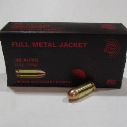 Boite 50 cartouches GECO 45 ACP 230 FMJRN
