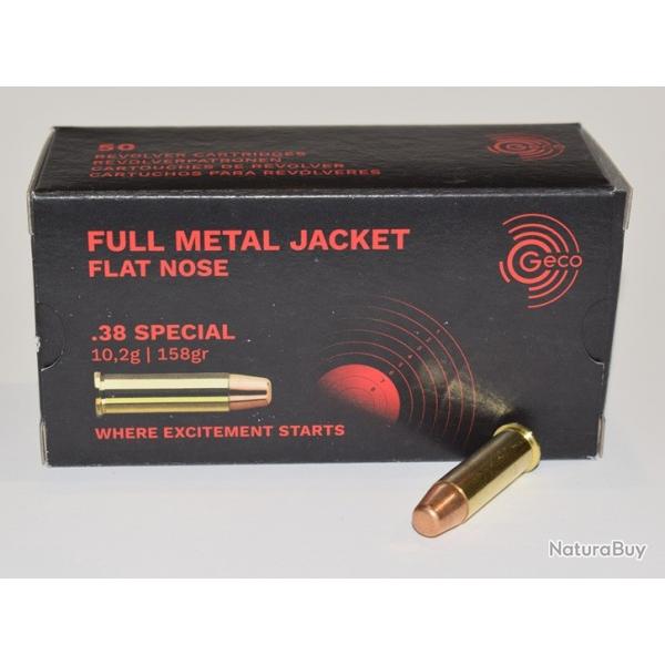 boite 50 cartouches GECO 38 special 158 grains FMJ 2317955