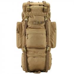 Grand Sac à Dos 70LTactique Imperméable en Nylon Randonnée Camping Escalade Trekking Plein Air Kaki