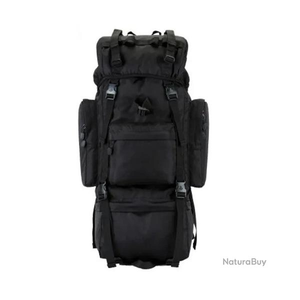 Grand Sac  Dos 70LTactique Impermable en Nylon Randonne Camping Escalade Trekking Plein Air Noir