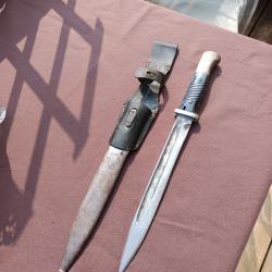 BAIONNETTE ALLEMANDE 98K AVEC SON FOURREAU