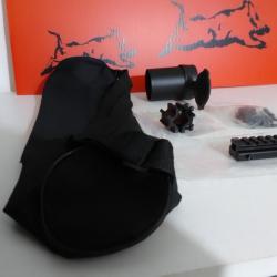 Lot adaptateur rail 11mn pour fixation Picatinny etc.