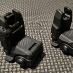 Visée type MBUS Flip-up pour AR15