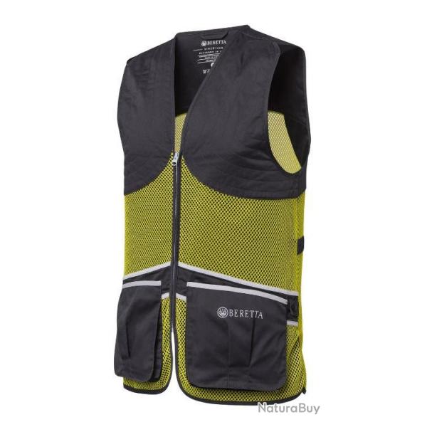 Gilet Beretta Full Mesh - Gris/Jaune / M / Droitier
