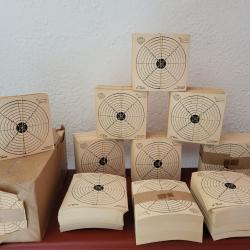 Lot 1500 cibles 15x15 cm carton