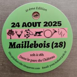 Autocollant chasse fête 2025
