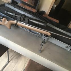 Ruger Long Range 22LR TLD + Lunette Microdot + Montage AUDERE Adversus + Bi-pied.