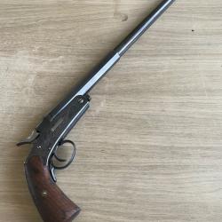 TRÈS RARE PISTOLET TUCKAWAY DE CHASSE OU DE TIR GRAVÉ -cal 24- PAR « Georg SCHARFENBERG »