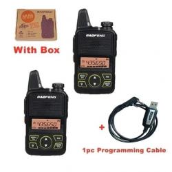 Talkie-walkie BF-T1 UHF BAOFENG bidirectionnelle - Australia Standard / 2PCS add 1 cable
