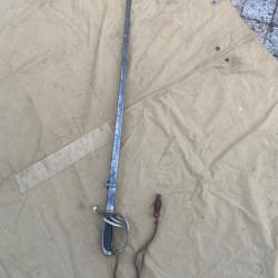Sabre d'officier d'infanterie mdl1882 datée 1912