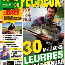 le canard du pecheur 98, 30 leurres pour les sandres, mouche, plages de nuit,