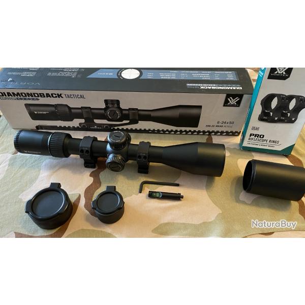Vortex Diamondback Tactical 6-24x50 - EBR-2C FFP (Mrad)