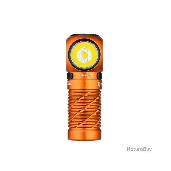 Lampe Frontale Olight Perun 3 Mini 1250 Lumens - Rechargeable - Orange