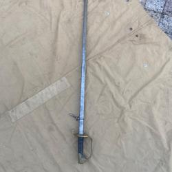 Sabre d'infanterie 1882 daté 1890